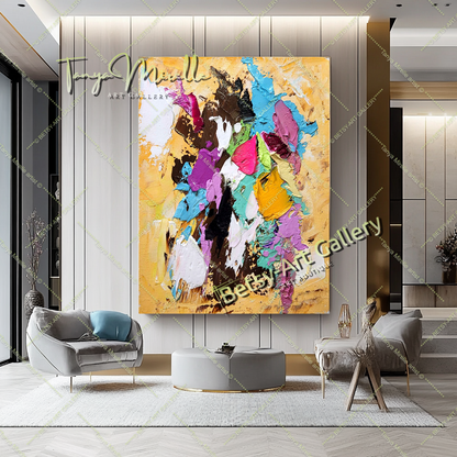 {{ product.title }} canvas artwork by Tanya Mirelle – modern wall decor – original artwork for home, living room, office, or gallery