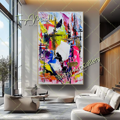 {{ product.title }} canvas artwork by Tanya Mirelle – modern wall decor – original artwork for home, living room, office, or gallery