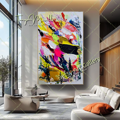 {{ product.title }} canvas artwork by Tanya Mirelle – modern wall decor – original artwork for home, living room, office, or gallery