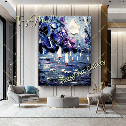 {{ product.title }} canvas artwork by Tanya Mirelle – modern wall decor – original artwork for home, living room, office, or gallery