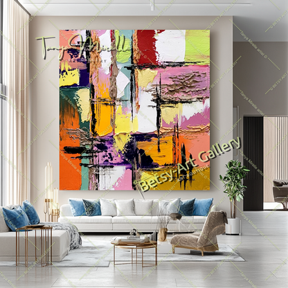 {{ product.title }} canvas artwork by Tanya Mirelle – modern wall decor – original artwork for home, living room, office, or gallery