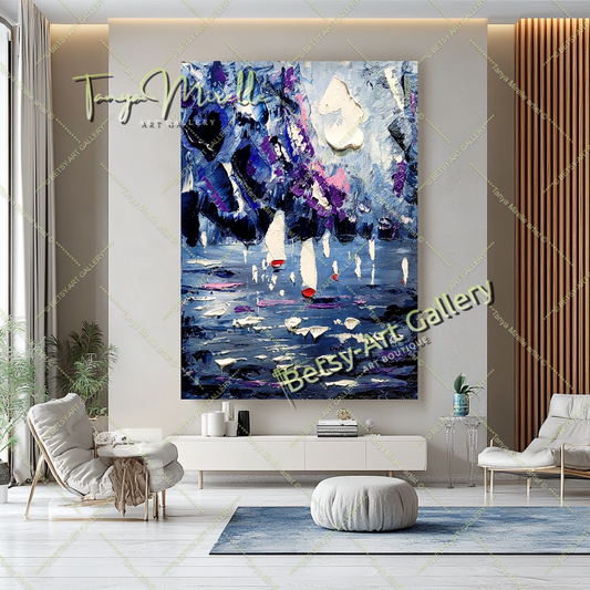 {{ product.title }} canvas artwork by Tanya Mirelle – modern wall decor – original artwork for home, living room, office, or gallery