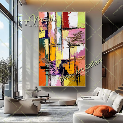 {{ product.title }} canvas artwork by Tanya Mirelle – modern wall decor – original artwork for home, living room, office, or gallery