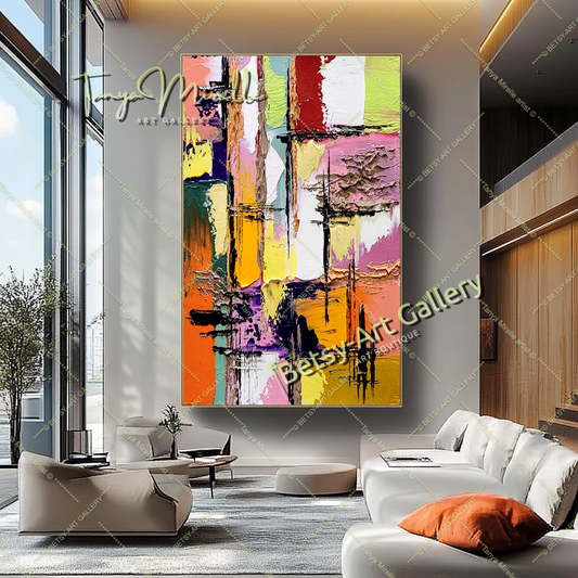 {{ product.title }} canvas artwork by Tanya Mirelle – modern wall decor – original artwork for home, living room, office, or gallery