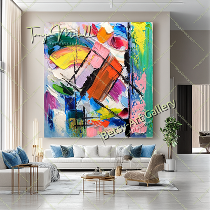 {{ product.title }} canvas artwork by Tanya Mirelle – modern wall decor – original artwork for home, living room, office, or gallery