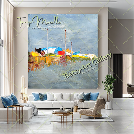 {{ product.title }} canvas artwork by Tanya Mirelle – modern wall decor – original artwork for home, living room, office, or gallery