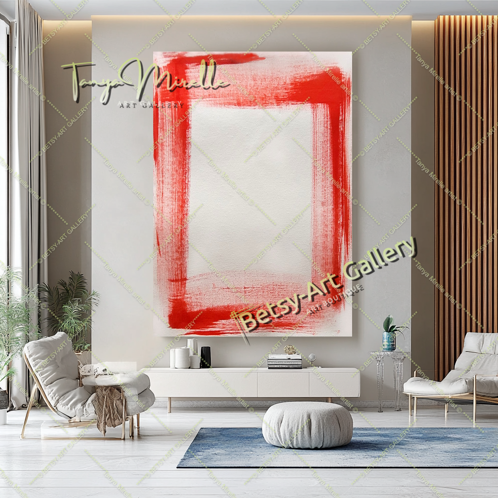 {{ product.title }} canvas artwork by Tanya Mirelle – modern wall decor – original artwork for home, living room, office, or gallery