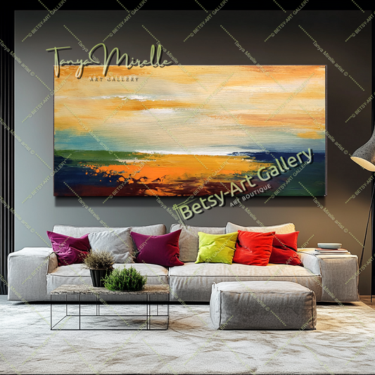{{ product.title }} canvas artwork by Tanya Mirelle – modern wall decor – original artwork for home, living room, office, or gallery