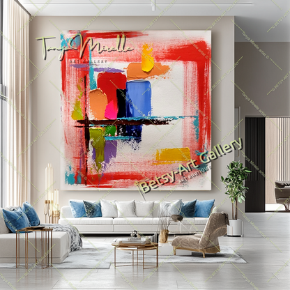 {{ product.title }} canvas artwork by Tanya Mirelle – modern wall decor – original artwork for home, living room, office, or gallery