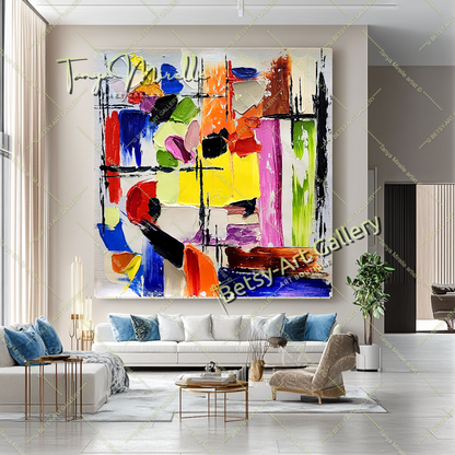 {{ product.title }} canvas artwork by Tanya Mirelle – modern wall decor – original artwork for home, living room, office, or gallery
