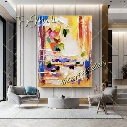 {{ product.title }} canvas artwork by Tanya Mirelle – modern wall decor – original artwork for home, living room, office, or gallery