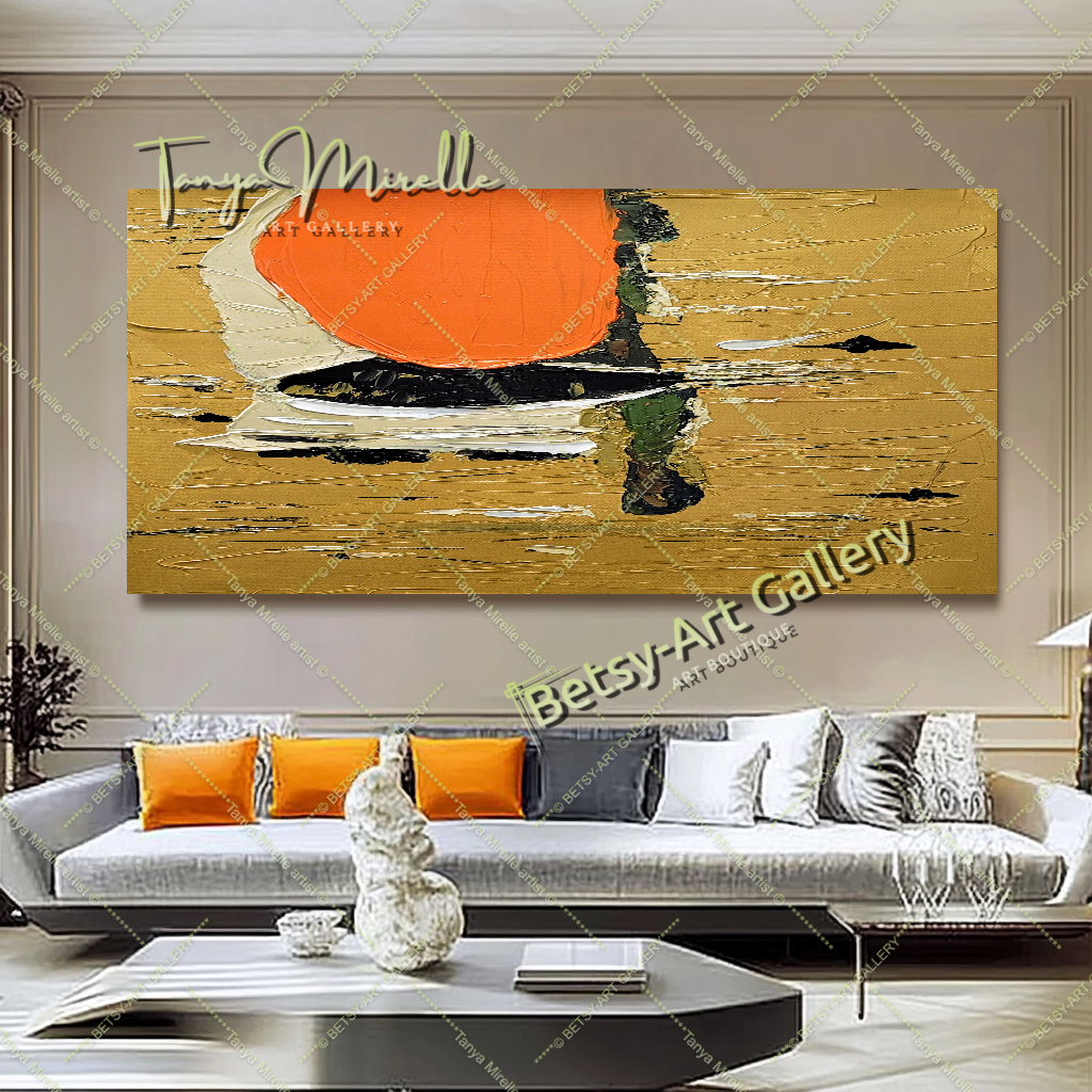 {{ product.title }} canvas artwork by Tanya Mirelle – modern wall decor – original artwork for home, living room, office, or gallery