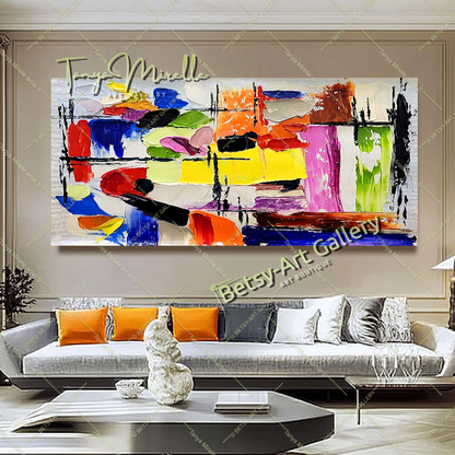 {{ product.title }} canvas artwork by Tanya Mirelle – modern wall decor – original artwork for home, living room, office, or gallery