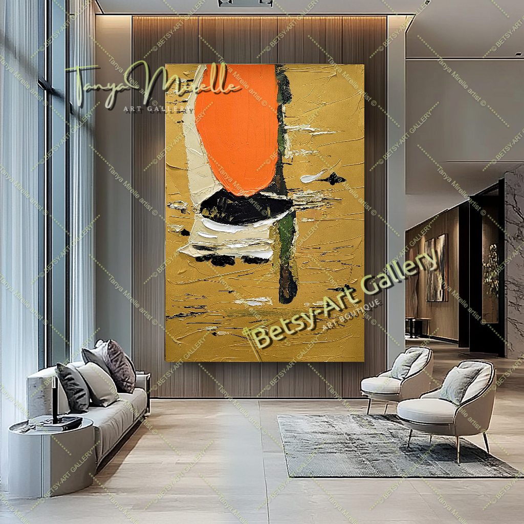 {{ product.title }} canvas artwork by Tanya Mirelle – modern wall decor – original artwork for home, living room, office, or gallery