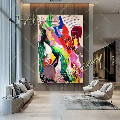 {{ product.title }} canvas artwork by Tanya Mirelle – modern wall decor – original artwork for home, living room, office, or gallery