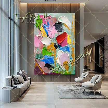 {{ product.title }} canvas artwork by Tanya Mirelle – modern wall decor – original artwork for home, living room, office, or gallery