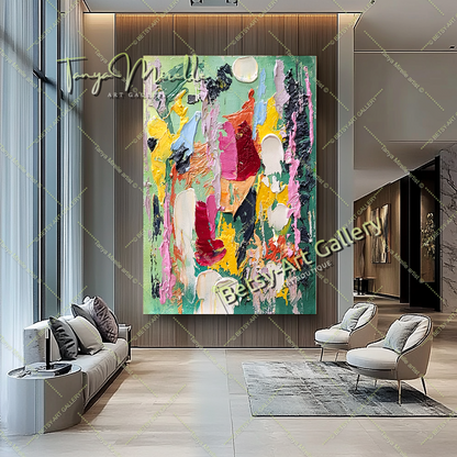 {{ product.title }} canvas artwork by Tanya Mirelle – modern wall decor – original artwork for home, living room, office, or gallery