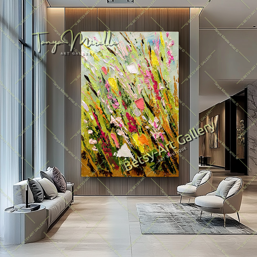 {{ product.title }} canvas artwork by Tanya Mirelle – modern wall decor – original artwork for home, living room, office, or gallery