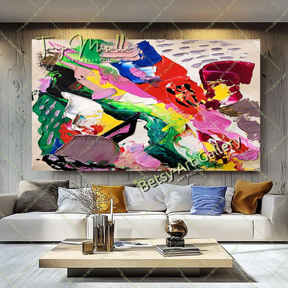 {{ product.title }} canvas artwork by Tanya Mirelle – modern wall decor – original artwork for home, living room, office, or gallery