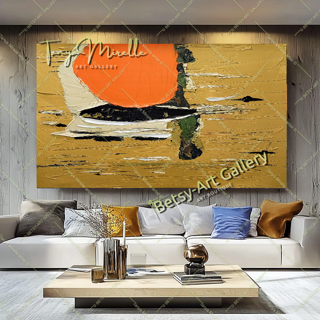 {{ product.title }} canvas artwork by Tanya Mirelle – modern wall decor – original artwork for home, living room, office, or gallery