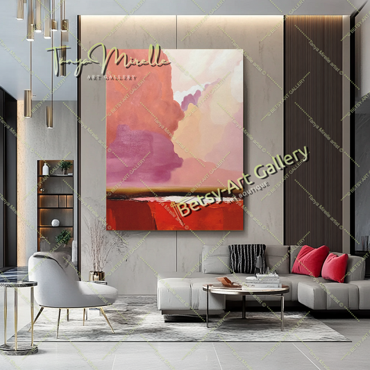 {{ product.title }} canvas artwork by Tanya Mirelle – modern wall decor – original artwork for home, living room, office, or gallery