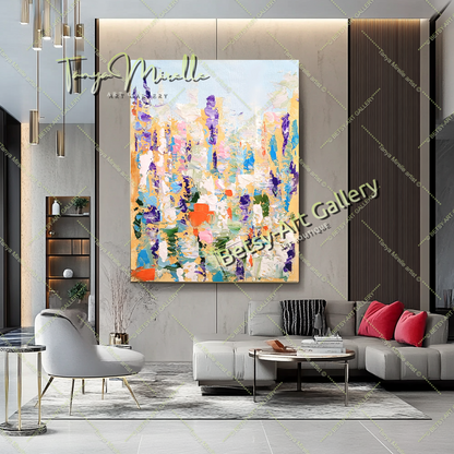 {{ product.title }} canvas artwork by Tanya Mirelle – modern wall decor – original artwork for home, living room, office, or gallery