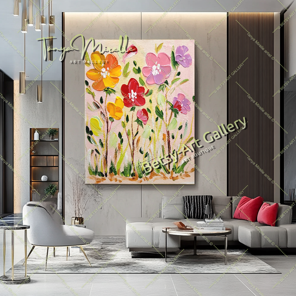 {{ product.title }} canvas artwork by Tanya Mirelle – modern wall decor – original artwork for home, living room, office, or gallery
