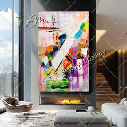 {{ product.title }} canvas artwork by Tanya Mirelle – modern wall decor – original artwork for home, living room, office, or gallery