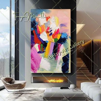{{ product.title }} canvas artwork by Tanya Mirelle – modern wall decor – original artwork for home, living room, office, or gallery