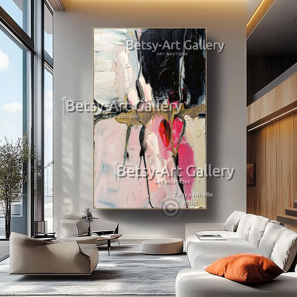 {{ product.title }} – {{ product.metafields.size | default: "Large" }} {{ product.metafields.technique | default: "Oil on Canvas" }} – {% if image.alt != blank %}{{ image.alt }}{% else %}{% if forloop.index0 == 0 %}Main view{% elsif forloop.index0 <= 2 %}Detail view{% else %}Close-up impasto texture{% endif %}{% endif %} by Tanya Mirelle – original artwork for home, living room, office, or gallery