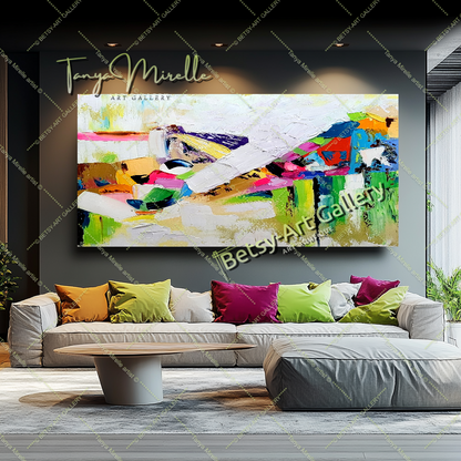 {{ product.title }} canvas artwork by Tanya Mirelle – modern wall decor – original artwork for home, living room, office, or gallery