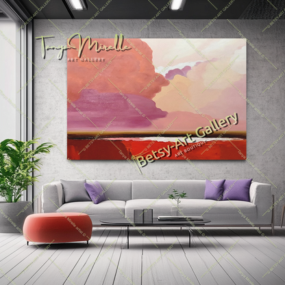 {{ product.title }} canvas artwork by Tanya Mirelle – modern wall decor – original artwork for home, living room, office, or gallery