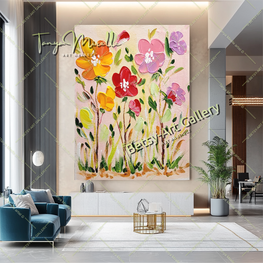 {{ product.title }} canvas artwork by Tanya Mirelle – modern wall decor – original artwork for home, living room, office, or gallery