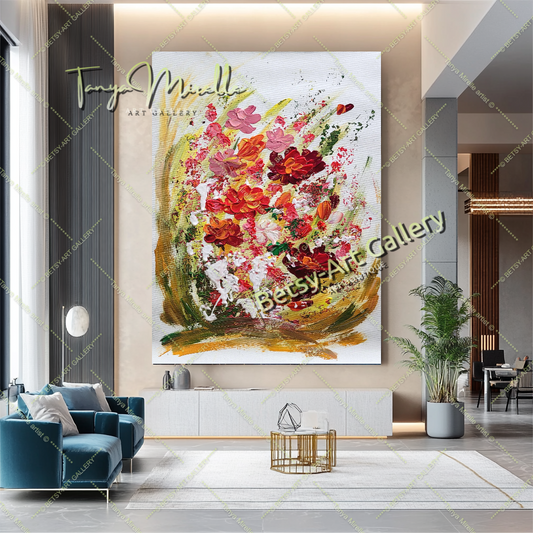{{ product.title }} canvas artwork by Tanya Mirelle – modern wall decor – original artwork for home, living room, office, or gallery
