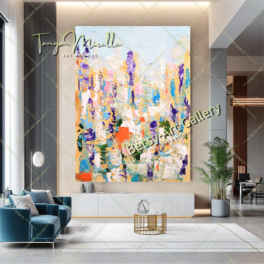 {{ product.title }} canvas artwork by Tanya Mirelle – modern wall decor – original artwork for home, living room, office, or gallery