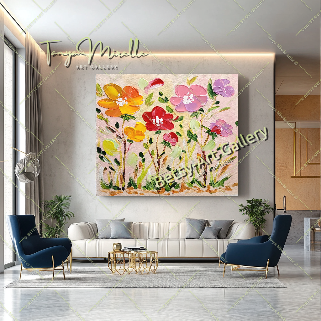 {{ product.title }} canvas artwork by Tanya Mirelle – modern wall decor – original artwork for home, living room, office, or gallery