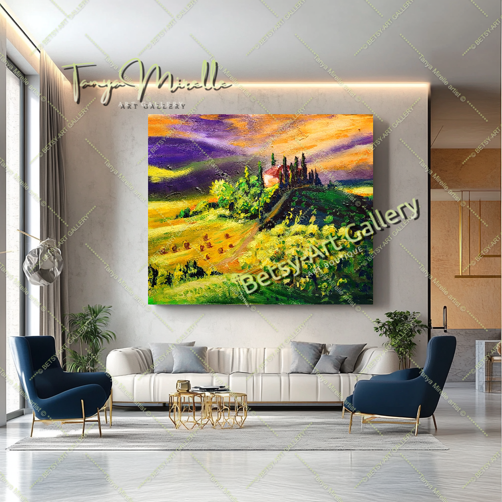 {{ product.title }} canvas artwork by Tanya Mirelle – modern wall decor – original artwork for home, living room, office, or gallery
