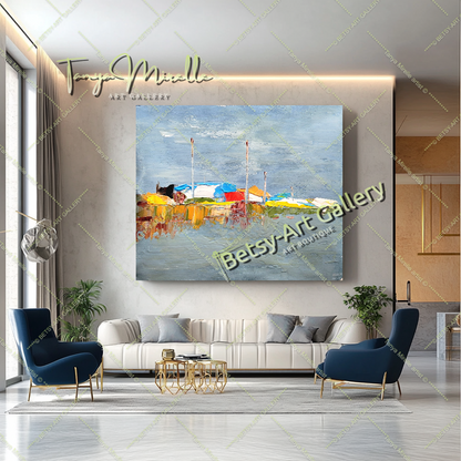 {{ product.title }} canvas artwork by Tanya Mirelle – modern wall decor – original artwork for home, living room, office, or gallery