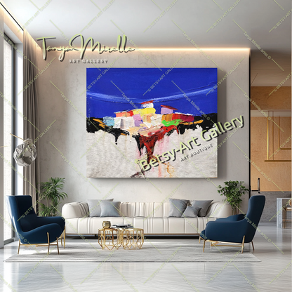 {{ product.title }} canvas artwork by Tanya Mirelle – modern wall decor – original artwork for home, living room, office, or gallery