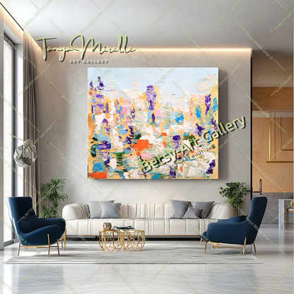 {{ product.title }} canvas artwork by Tanya Mirelle – modern wall decor – original artwork for home, living room, office, or gallery