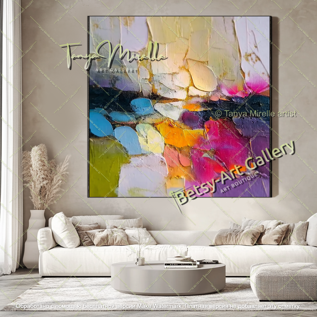 Contemporary Colorful Abstract Wall Art