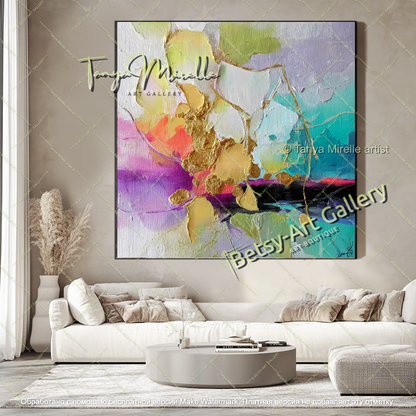 Contemporary Colorful Abstract Wall Art