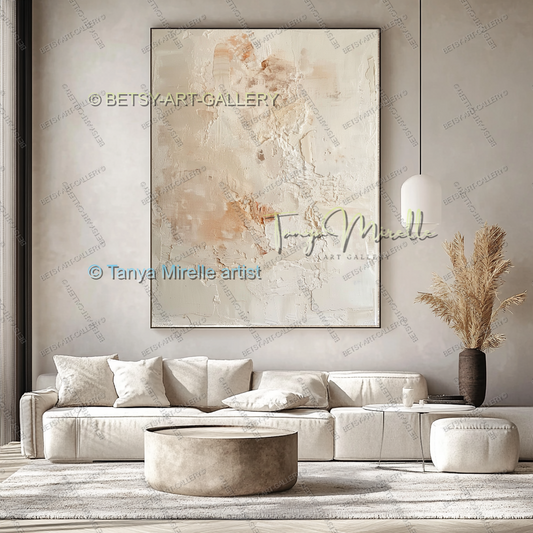 {{ product.title }} canvas artwork by Tanya Mirelle – modern wall decor – original artwork for home, living room, office, or gallery