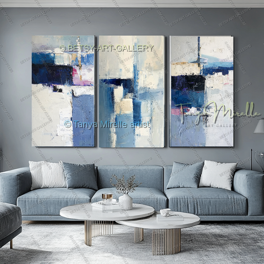 {{ product.title }} canvas artwork by Tanya Mirelle – modern wall decor – original artwork for home, living room, office, or gallery