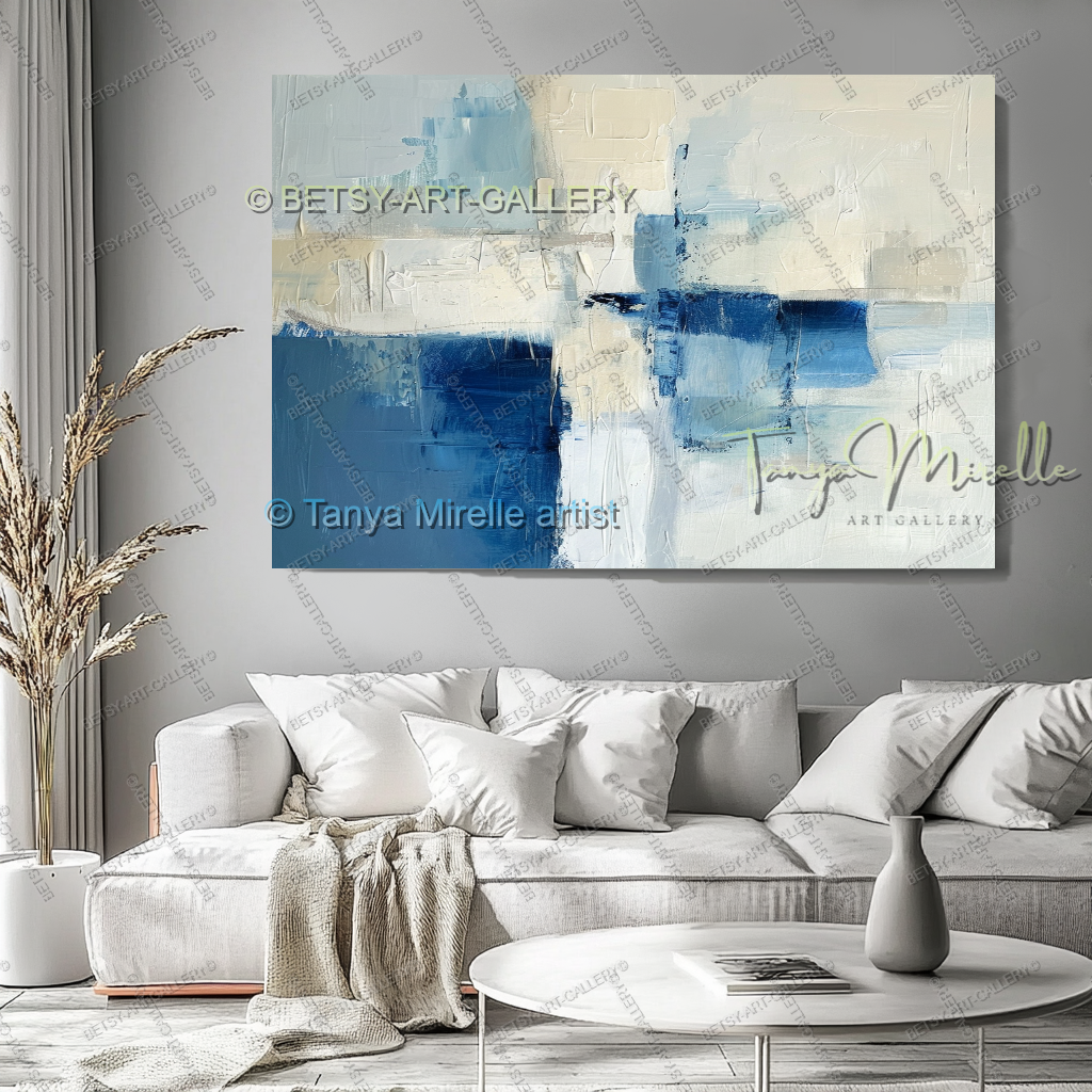 Plum Silence Abstract Canvas – Modern Wall Art for Living Room