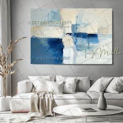 Plum Silence Abstract Canvas – Modern Wall Art for Living Room