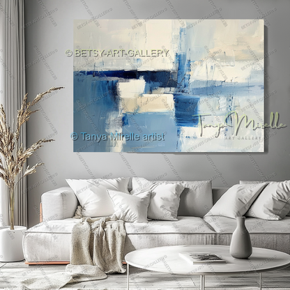 Plum Silence Abstract Canvas – Modern Wall Art for Living Room