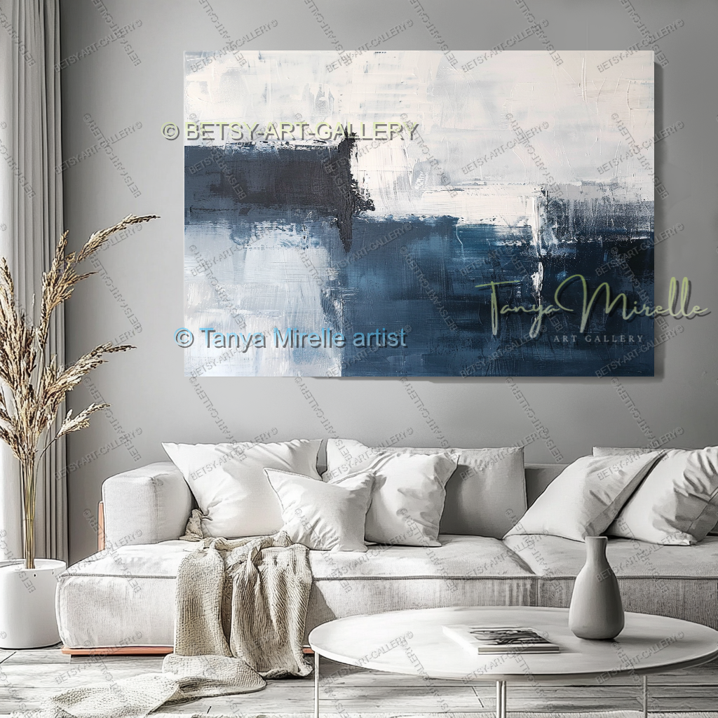 Plum Silence Abstract Canvas – Modern Wall Art for Living Room