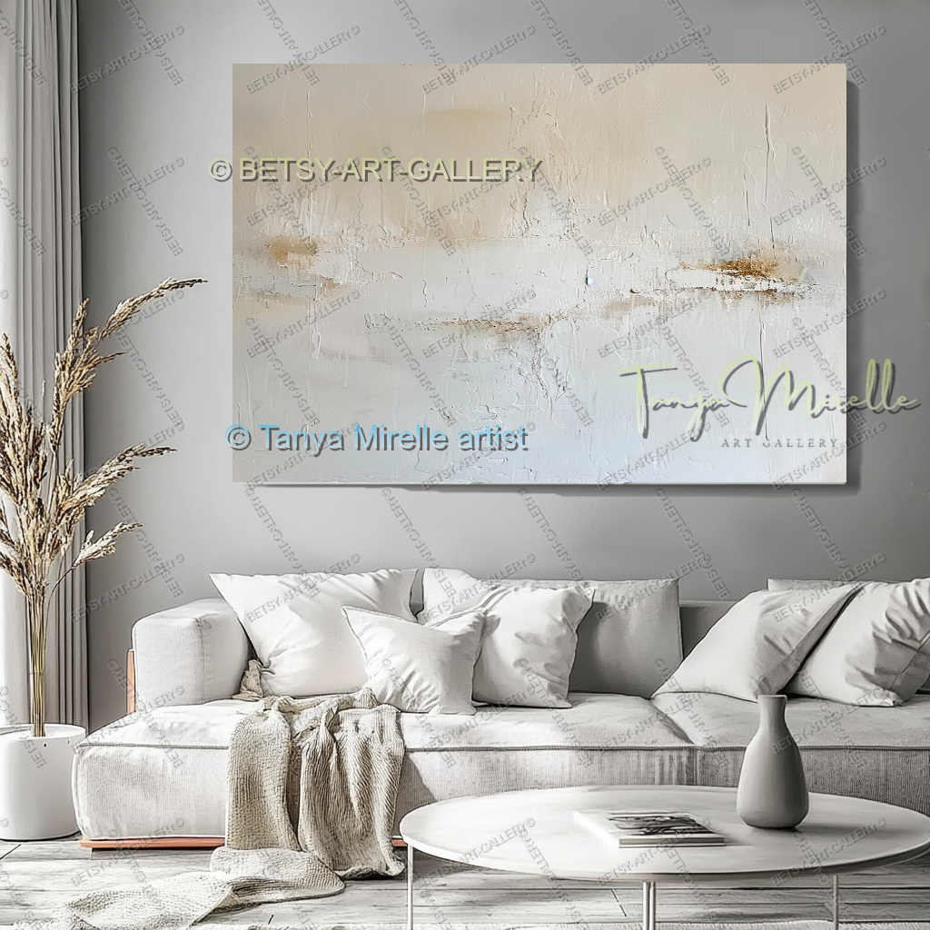 Contemporary Desert Art – Textured Canvas Art for Wall Decor