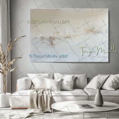 Contemporary Desert Art – Textured Canvas Art for Wall Decor